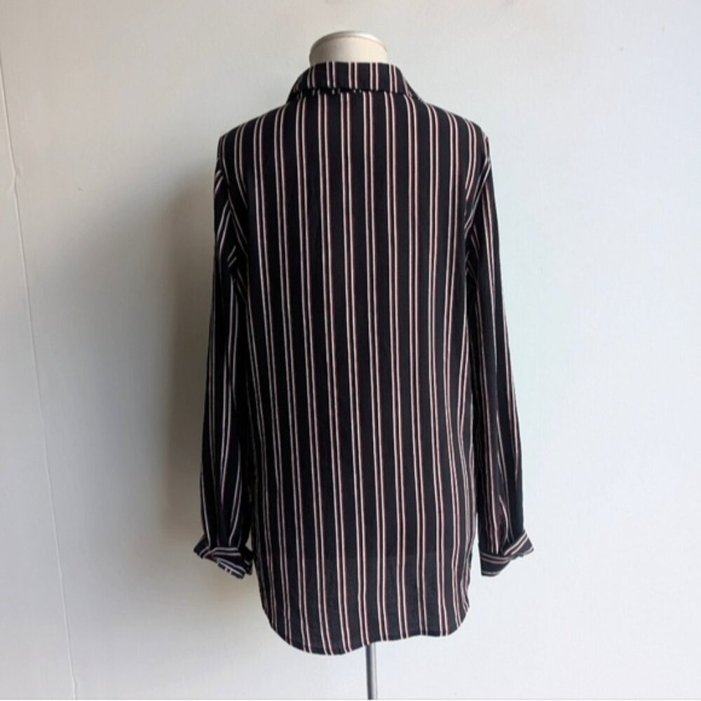 Atmosphere Striped Button Down Shirt - image 3